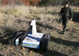 Ground drone demonstration