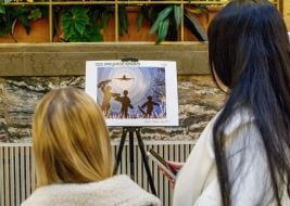 Exhibition of works of participants of the creative works competition "Postcard of Peace"