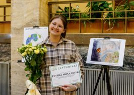 Exhibition of works of participants of the creative works competition "Postcard of Peace"