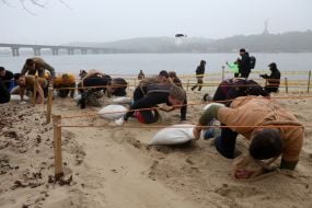 Participants of the "Wild Race Autumn 2025" overcome the distance on the Venetian Island in Kyiv