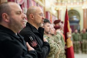 Rustem Umerov and Denys Shmyhal