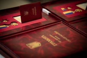 Нагородження воїнів Десантно-штурмових військ ЗСУ державними нагородами з нагоди їхнього професійного свята в Києві