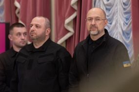 Rustem Umerov and Denys Shmyhal