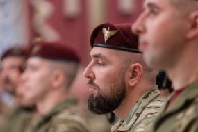 Awarding of soldiers of the Airborne Assault Troops of the Armed Forces of Ukraine with state awards on the occasion of their professional holiday in Kyiv