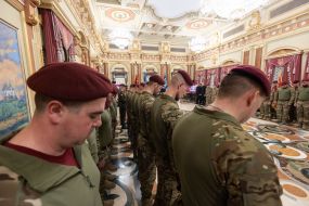 Awarding of soldiers of the Airborne Assault Troops of the Armed Forces of Ukraine with state awards on the occasion of their professional holiday in Kyiv