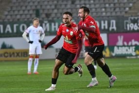 Игровой момент матча