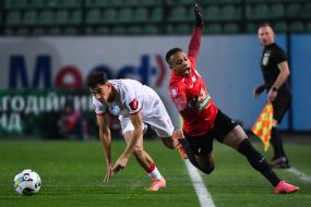 Игровой момент матча