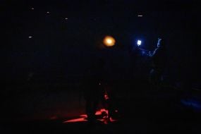 Військовослужбовець вогневої групи штурмового полку «Цунамі» бригади національної поліції «Лють» захищає повітряний простір над Одесою