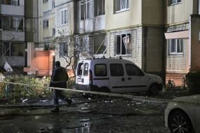 Наслідки нічної атаки російської федерації в Оболонському районі міста Києва