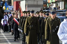 Перезахоронение польских солдат в г.Мостиска