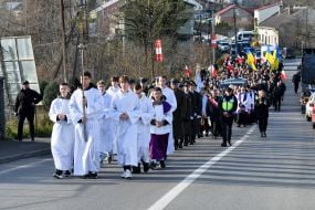 Перепоховання польських солдат у м.Мостиська
