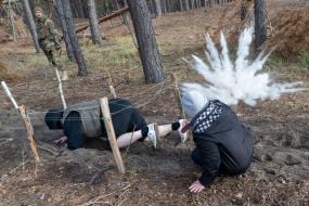 Тактико-спеціальне заняття для цивільних на Харківщині