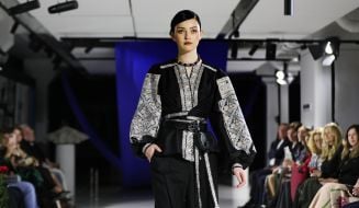 Roksolana Bohutska's clothing collection show "Lviv Fashion Show" in Lviv