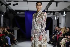 Roksolana Bohutska's clothing collection show "Lviv Fashion Show" in Lviv