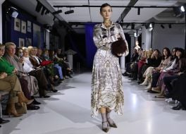 Roksolana Bohutska's clothing collection show "Lviv Fashion Show" in Lviv