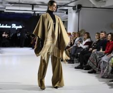 Roksolana Bohutska's clothing collection show "Lviv Fashion Show" in Lviv