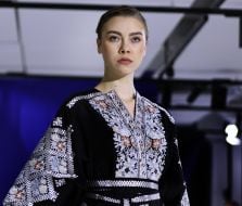 Roksolana Bohutska's clothing collection show "Lviv Fashion Show" in Lviv