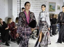 Roksolana Bohutska's clothing collection show "Lviv Fashion Show" in Lviv