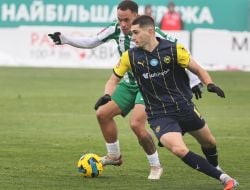 Игровой момент матча