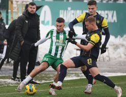 Игровой момент матча