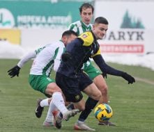 Игровой момент матча