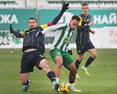 Игровой момент матча