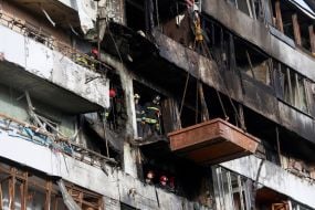 Наслідки обстрілу Києва