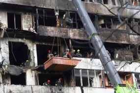 Наслідки обстрілу Києва