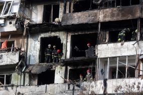 Наслідки обстрілу Києва