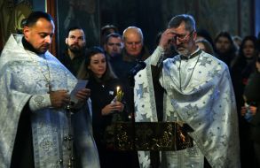 Farewell to fallen servicemen Myroslava Kopcha and Artur Vilchynsky