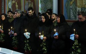 Farewell to fallen servicemen Myroslava Kopcha and Artur Vilchynsky