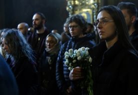Farewell to fallen servicemen Myroslava Kopcha and Artur Vilchynsky