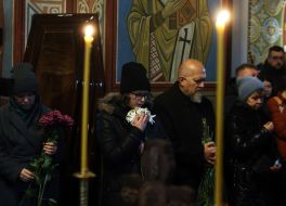 Farewell to fallen servicemen Myroslava Kopcha and Artur Vilchynsky