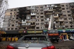 Наслідки обстрілу Києва