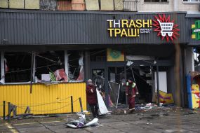 Наслідки обстрілу Києва