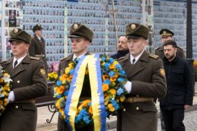 Владимир Зеленский и Никос Христодулидис почтили память погибших украинских защитников и защитниц