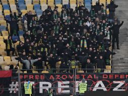 Вболівальники на трибуні