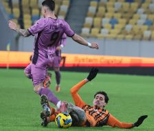 Игровой момент матча