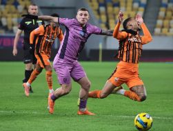 Игровой момент матча