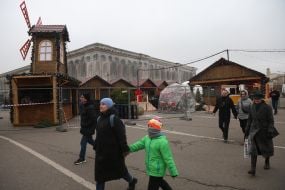 Food zone with houses