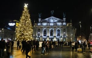 Главная новогодняя елка Львова