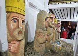 Christmas shop in Lviv