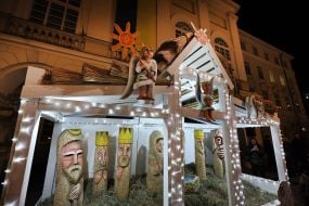 Christmas shop in Lviv