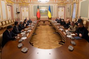 Зустріч Володимира Зеленського та Луїша Монтенегру