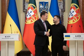 Володимир Зеленський та Луїш Монтенегру