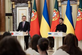 Володимир Зеленський та Луїш Монтенегру