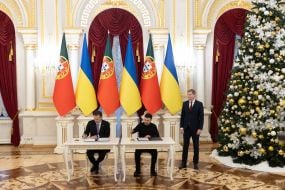 Володимир Зеленський та Луїш Монтенегру