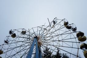 Ferris wheel in Kostiantynivka