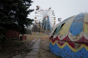 Ferris wheel in Kostiantynivka