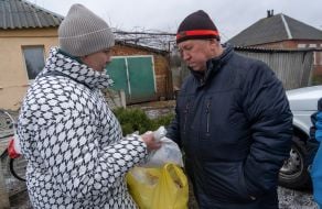 Мешканці прифронтового села на Харківщині